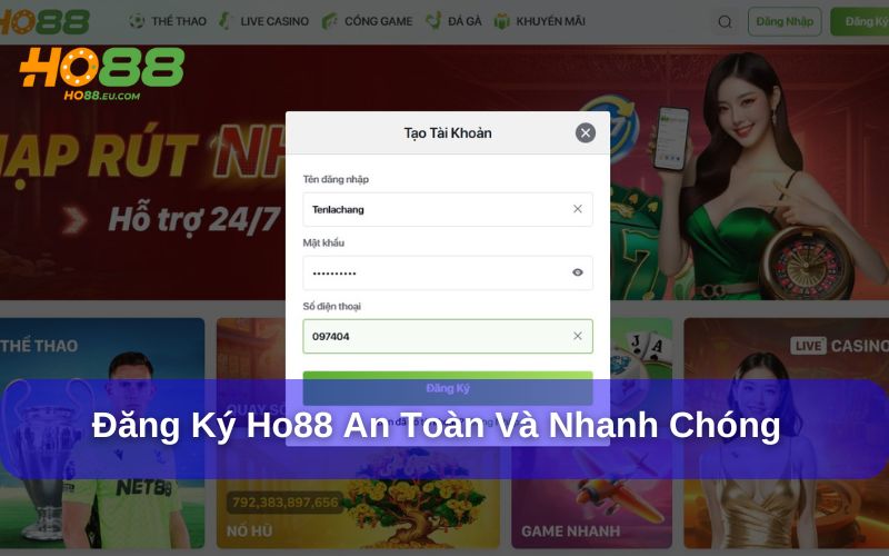 Đăng Ký Ho88 Hướng Dẫn Chi Tiết Dành Cho Người Mới Tham Gia