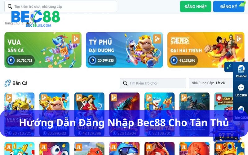 Đăng Nhập Bec88 – Truy Cập Nền Tảng Cá Cược Mọi Lúc, Mọi Nơi