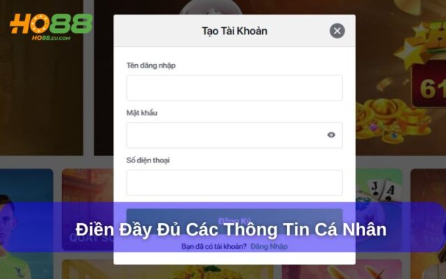 Lưu ý khi Đăng Ký Ho88