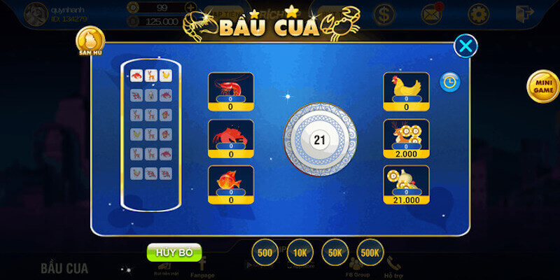 Kinh nghiệm chiến thắng các ván bầu cua